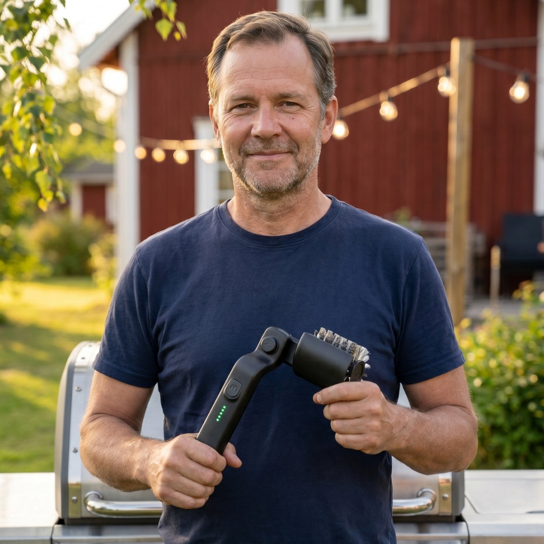 GrillGuard Pro - Elektrisk Grillborste Master Kit